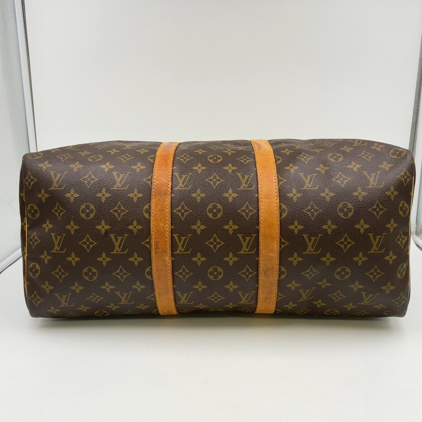 Original/Auth Louis Vuitton - Keepall 50 Boston Tasche - Klassisch - Monogramm