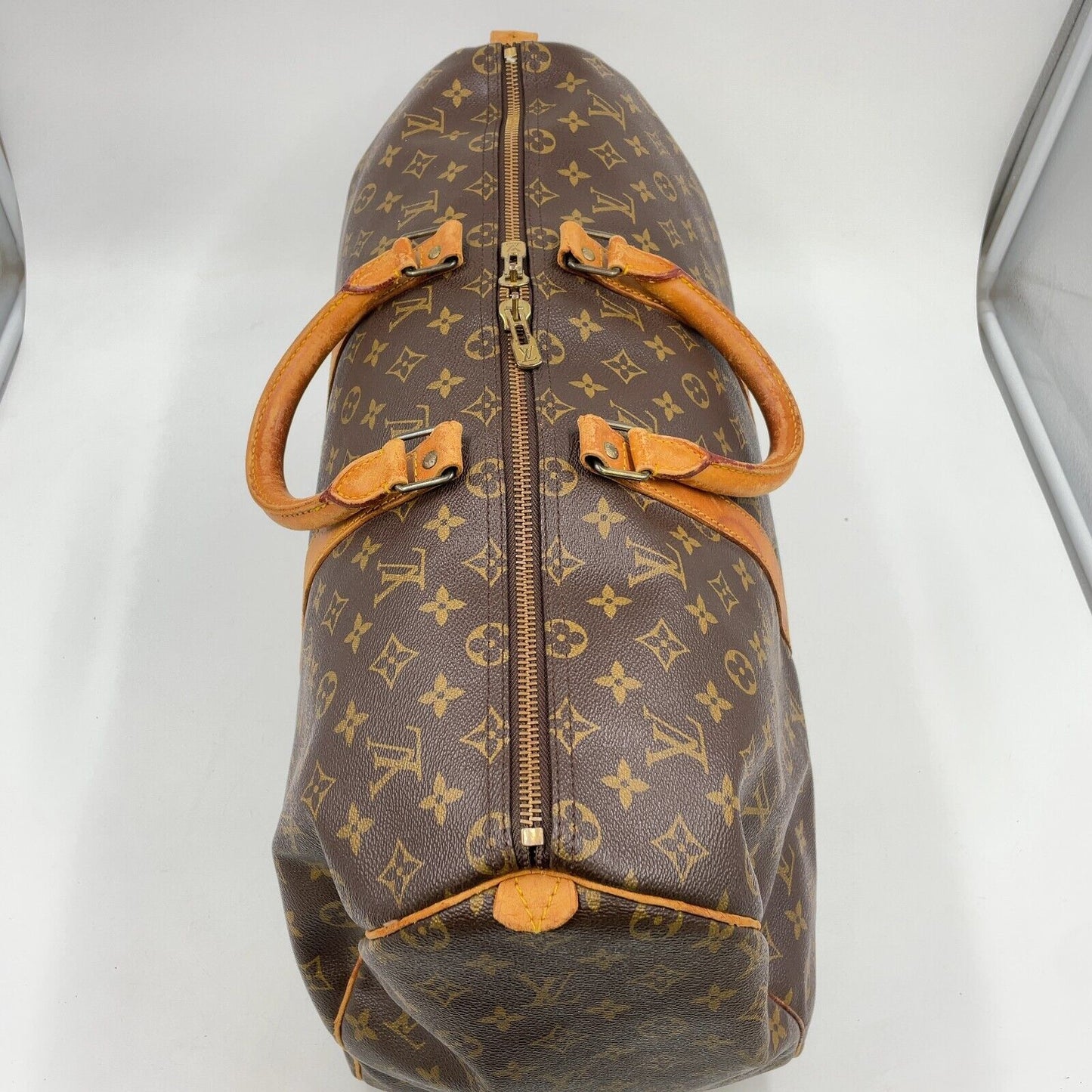 Original/Auth Louis Vuitton - Keepall 50 Boston Tasche - Klassisch - Monogramm