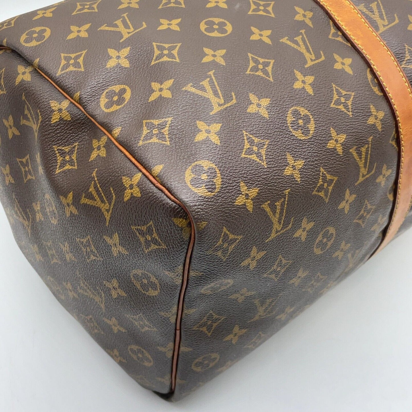 Original/Auth Louis Vuitton - Keepall 50 Boston Tasche - Klassisch - Monogramm
