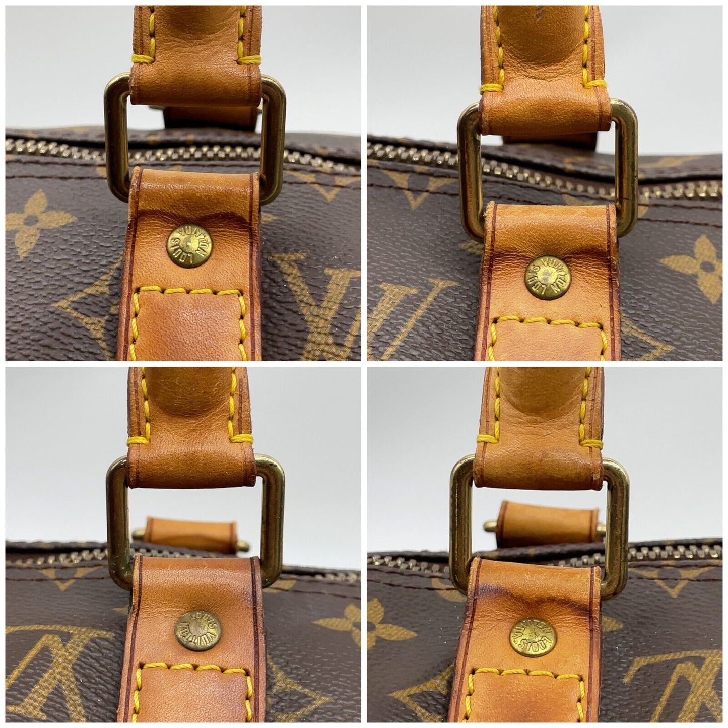Original/Auth Louis Vuitton - Keepall 50 Boston Tasche - Klassisch - Monogramm