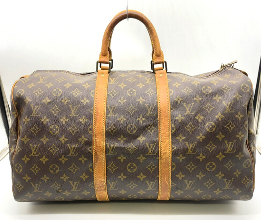 Original/Auth Louis Vuitton - Keepall Boston 50 - Klassisch - Monogramm