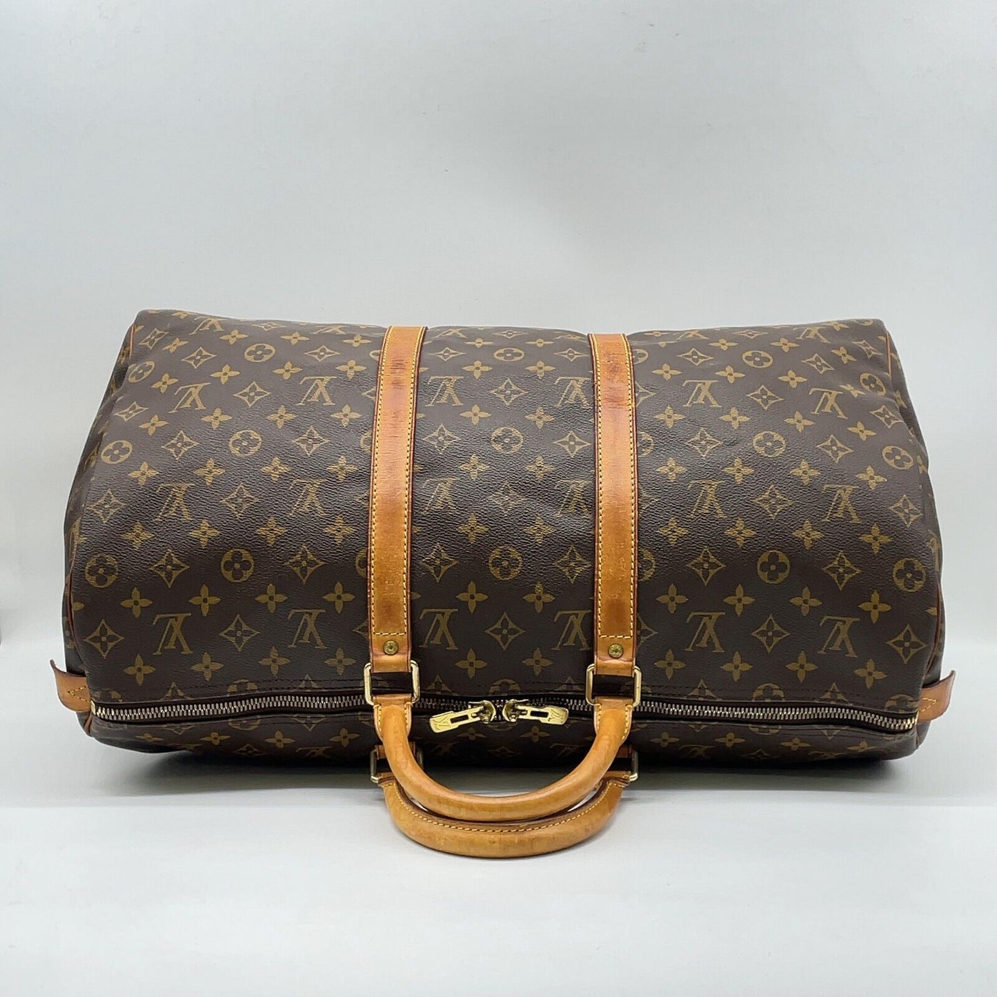 Original/Auth Louis Vuitton - Keepall 50 Boston Tasche - Klassisch - Monogramm