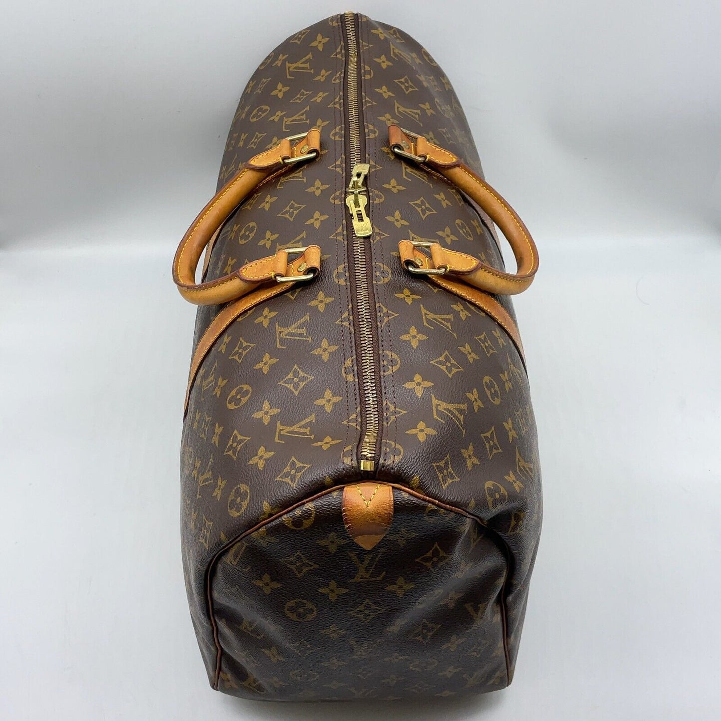 Original/Auth Louis Vuitton - Keepall 50 Boston Tasche - Klassisch - Monogramm
