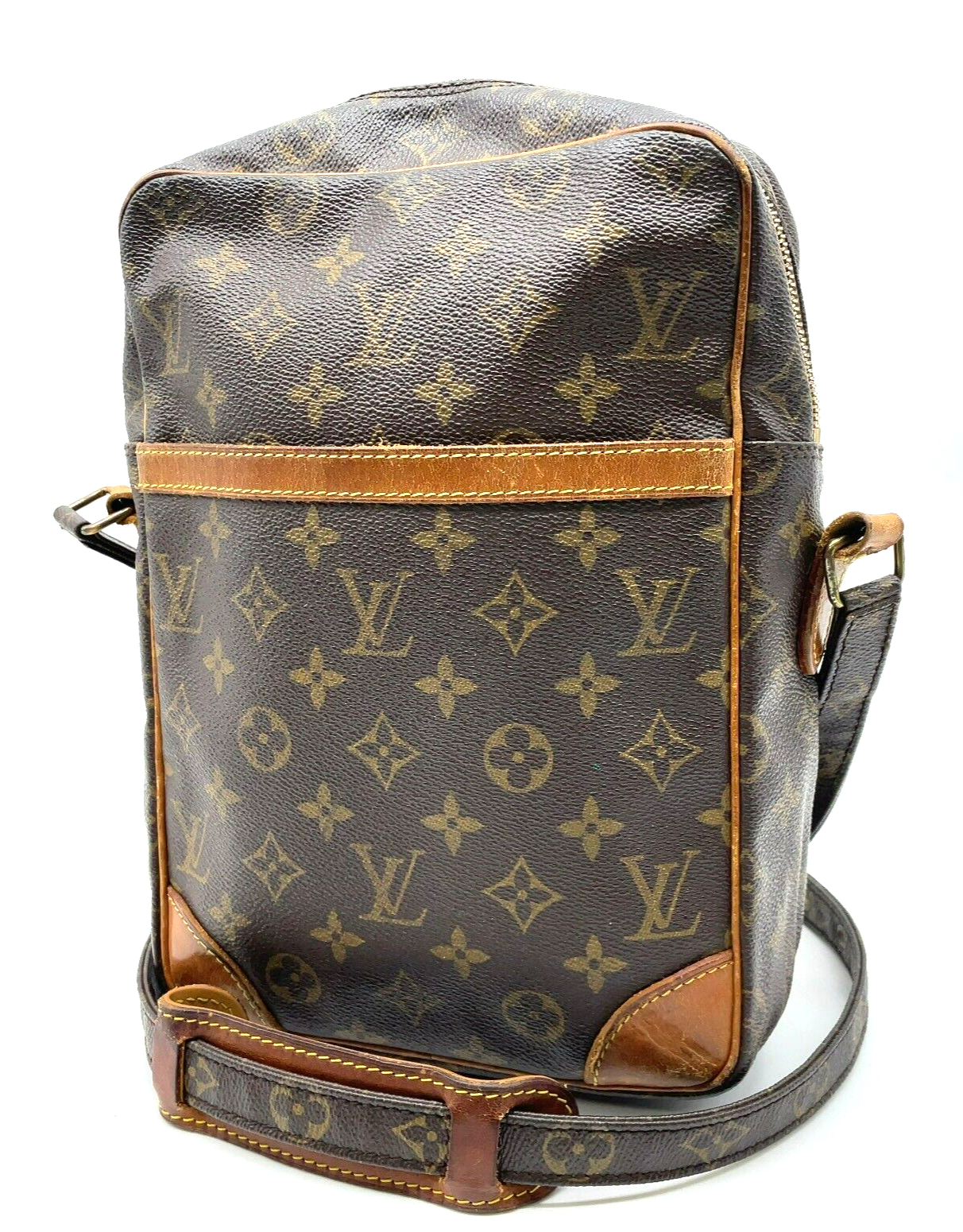 Original/Auth Louis Vuitton - Donau PM Umhängetasche - Klassisch - Monogramm