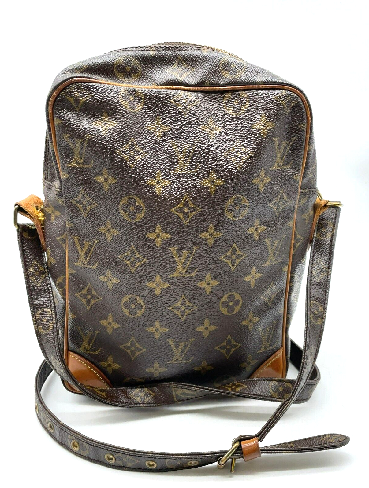 Original/Auth Louis Vuitton - Donau PM Umhängetasche - Klassisch - Monogramm