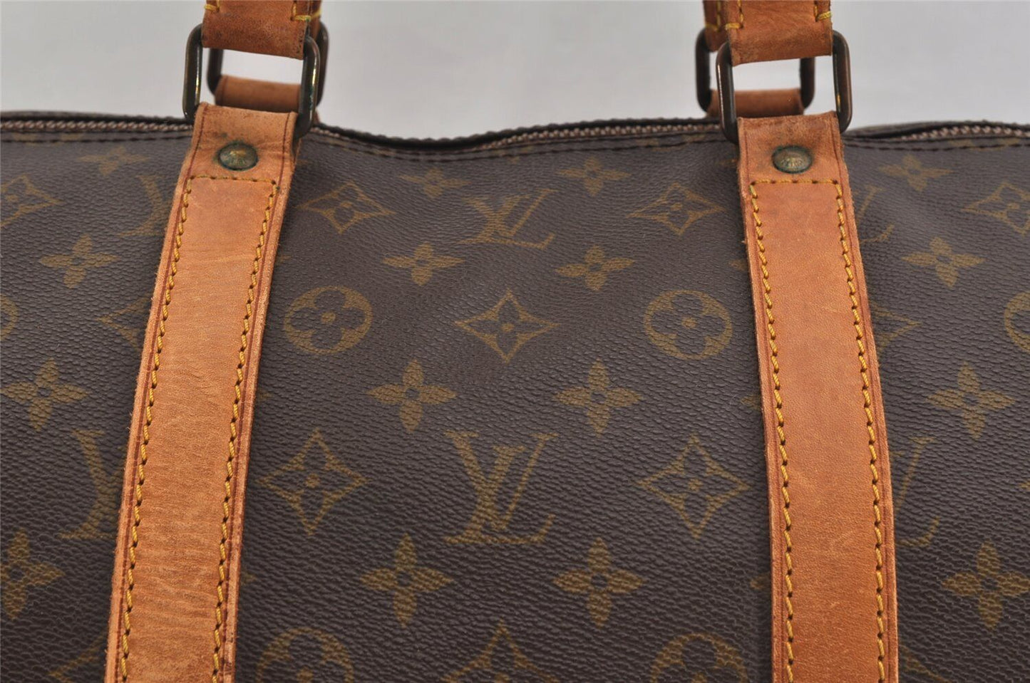 Original/Auth Louis Vuitton - Keepall 55 Boston Tasche - Klassisch - Monogramm