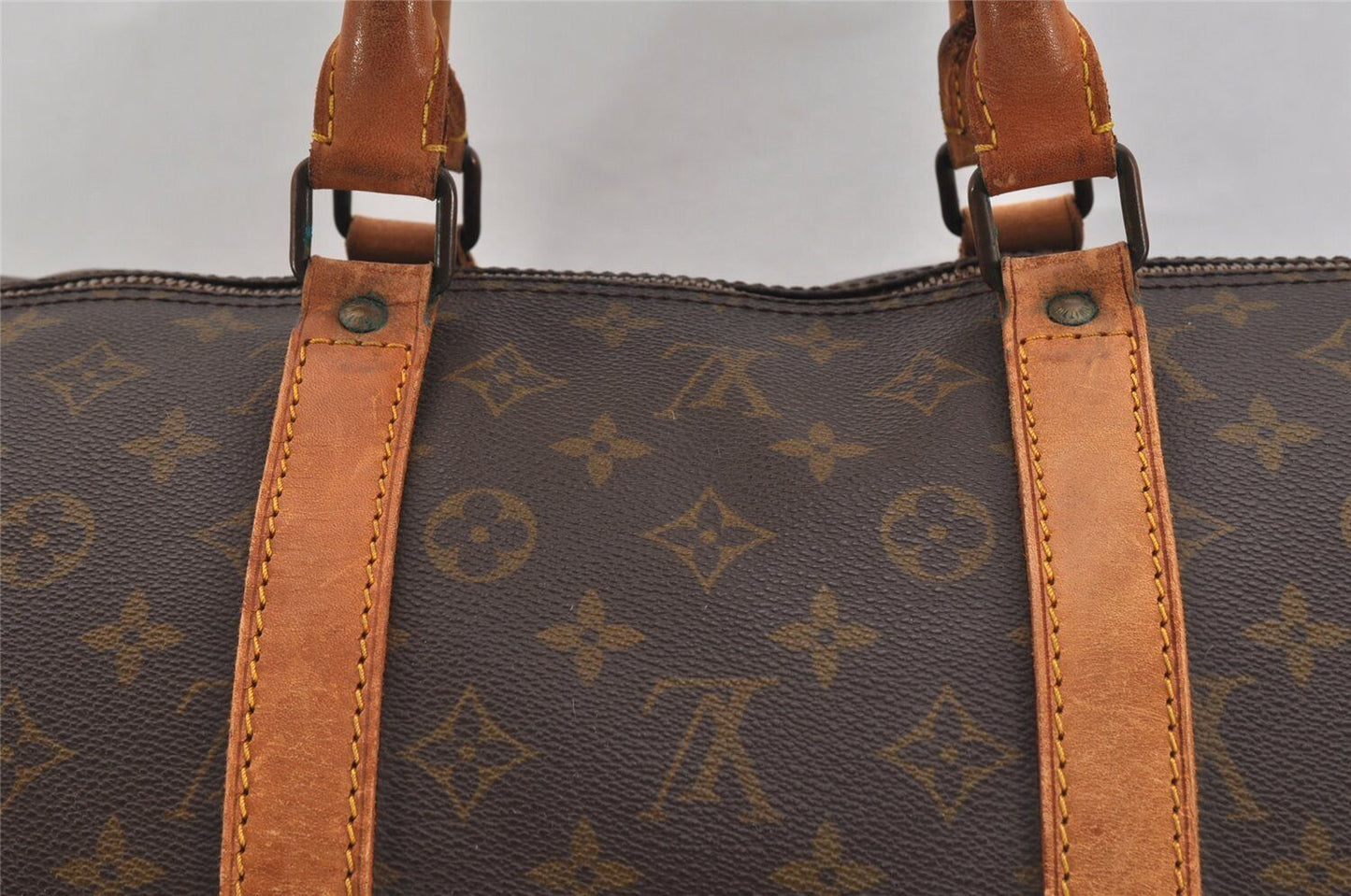 Original/Auth Louis Vuitton - Keepall 55 Boston Tasche - Klassisch - Monogramm