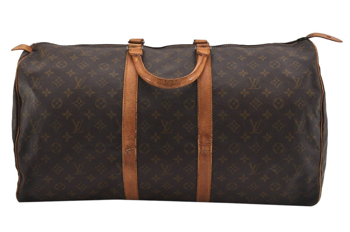 Original/Auth Louis Vuitton - Keepall 55 Boston Tasche - Klassisch - Monogramm