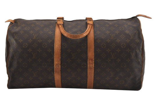 Original/Auth Louis Vuitton - Keepall 55 Boston Tasche - Klassisch - Monogramm