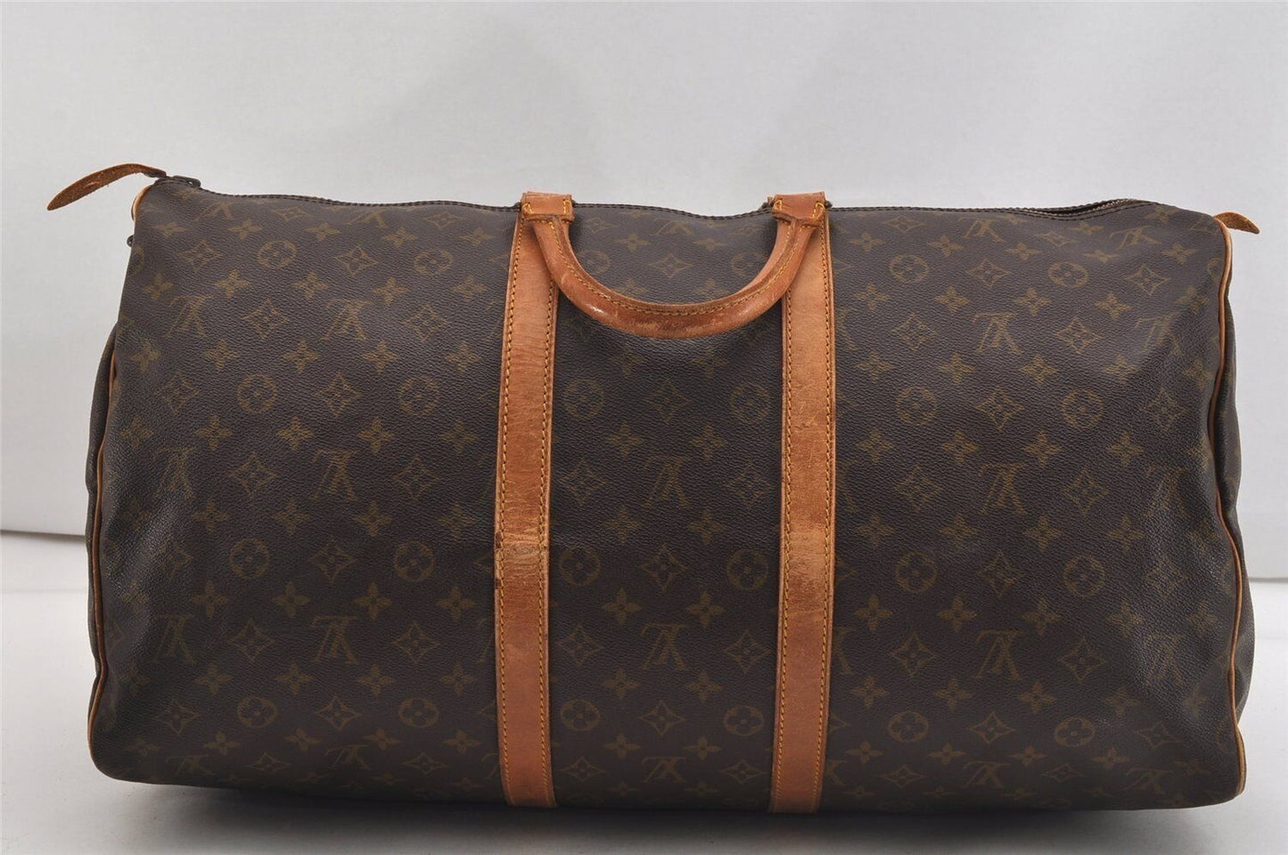 Original/Auth Louis Vuitton - Keepall 55 Boston Tasche - Klassisch - Monogramm