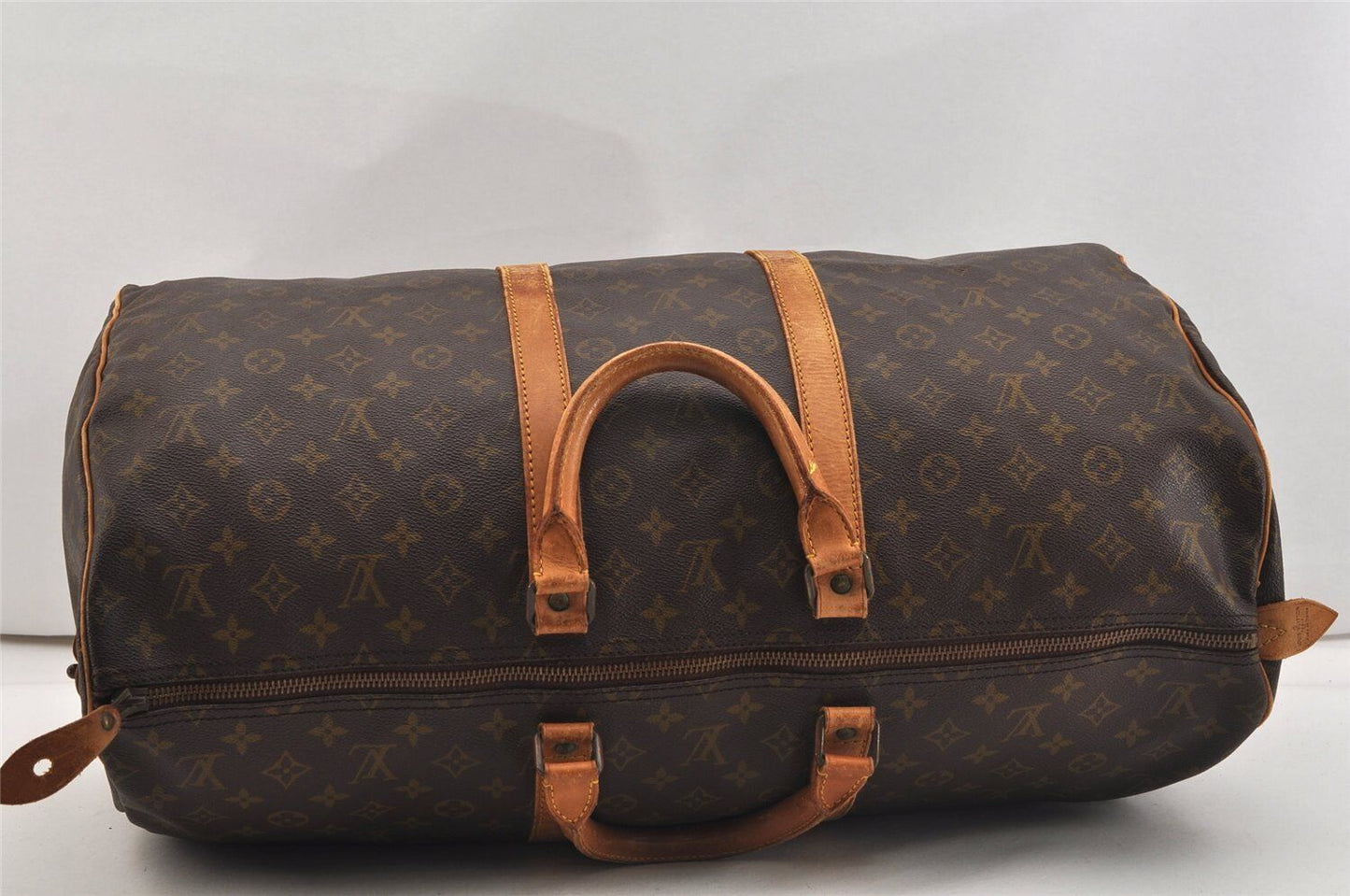 Original/Auth Louis Vuitton - Keepall 55 Boston Tasche - Klassisch - Monogramm