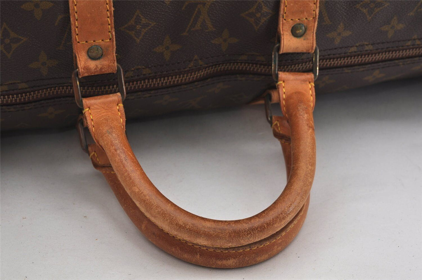 Original/Auth Louis Vuitton - Keepall 55 Boston Tasche - Klassisch - Monogramm