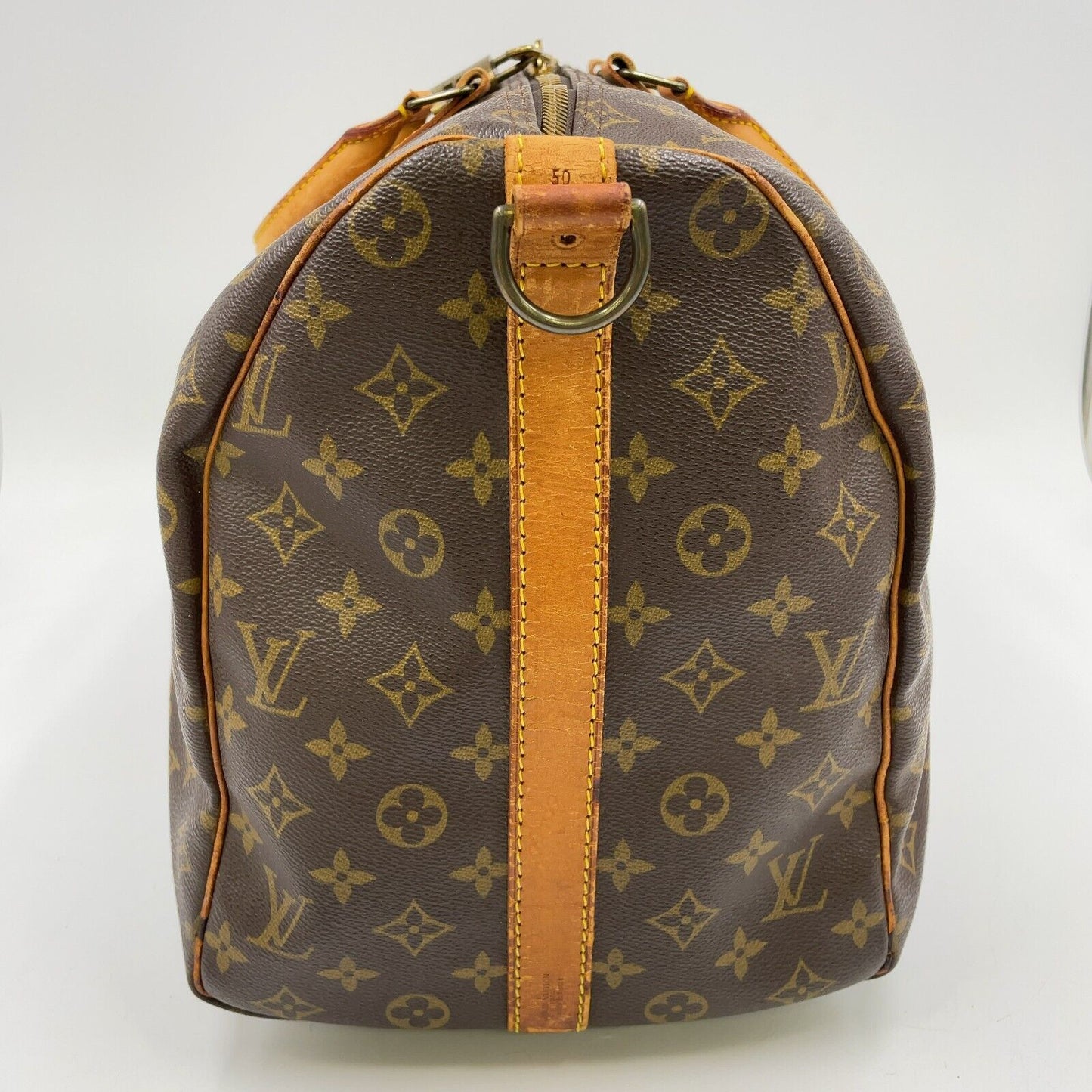 Original/Auth Louis Vuitton - Keepall Bandouliere 50 - Klassisch - Monogramm