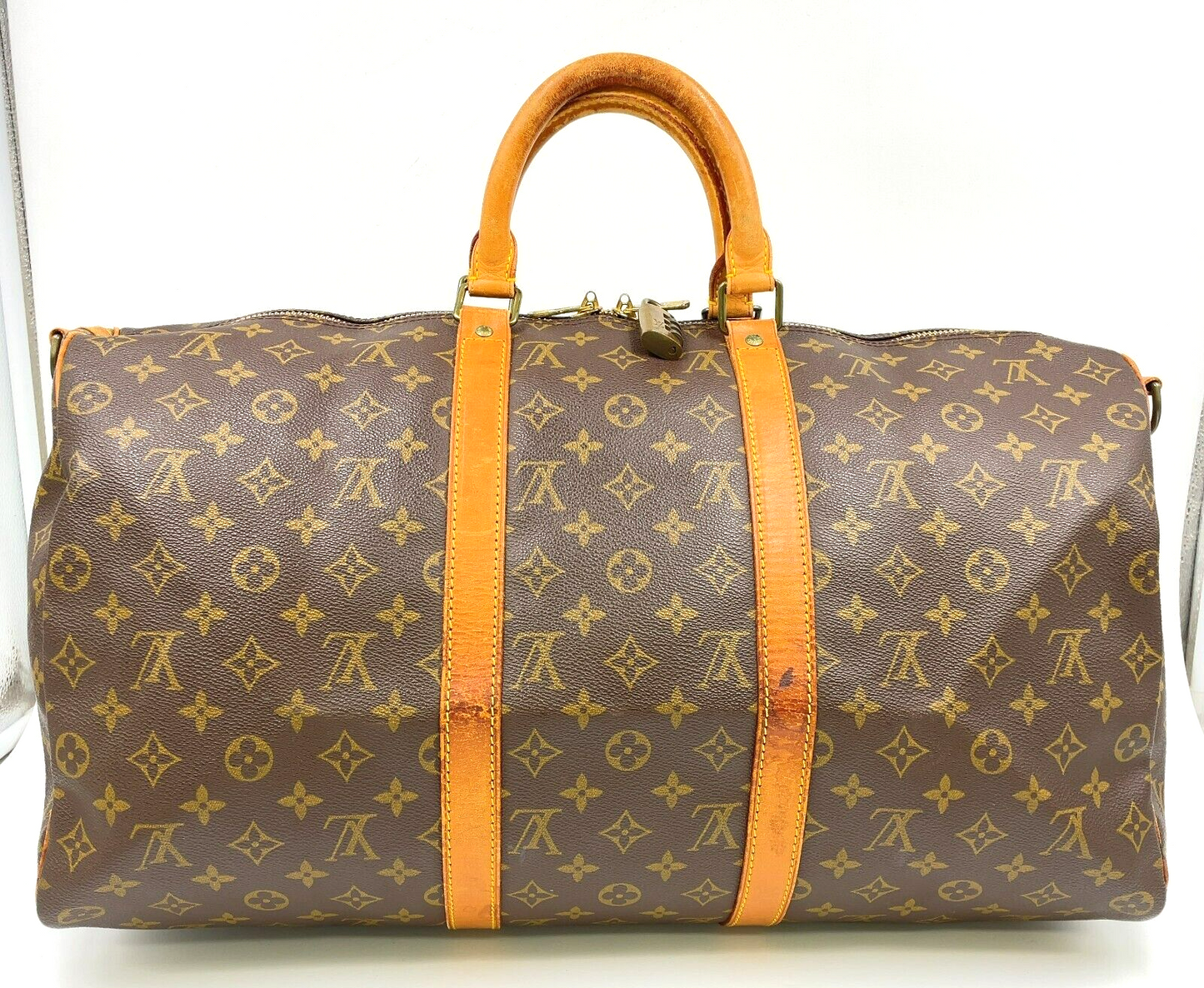 Original/Auth Louis Vuitton - Keepall Bandouliere 50 - Klassisch - Monogramm