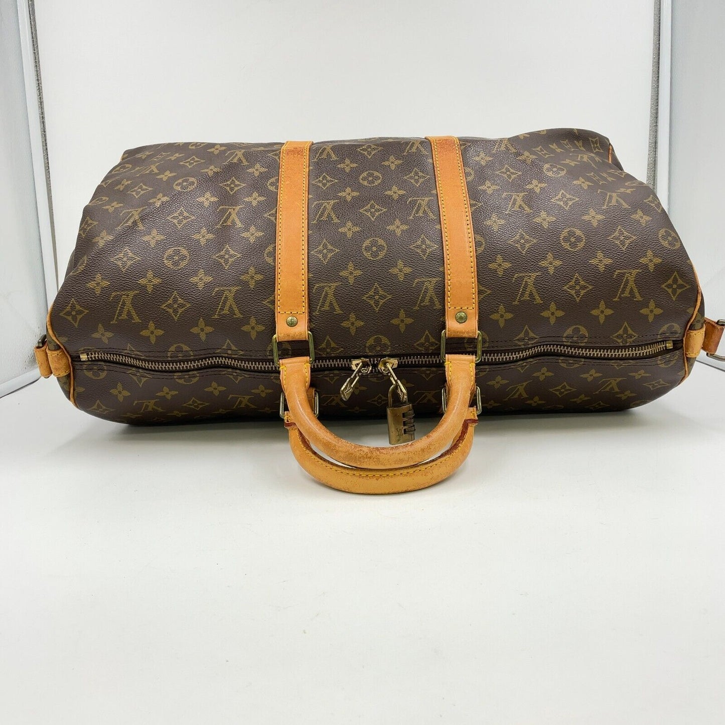 Original/Auth Louis Vuitton - Keepall Bandouliere 50 - Klassisch - Monogramm