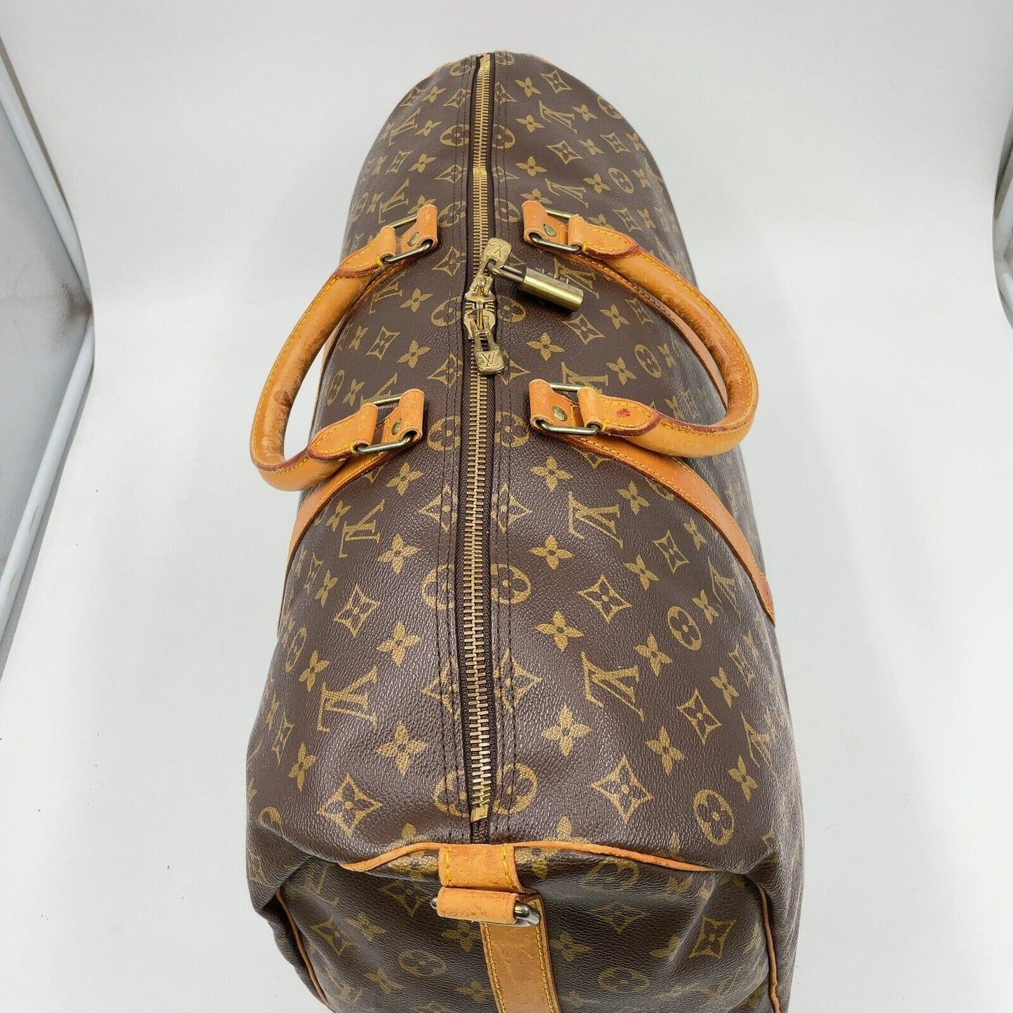 Original/Auth Louis Vuitton - Keepall Bandouliere 50 - Klassisch - Monogramm