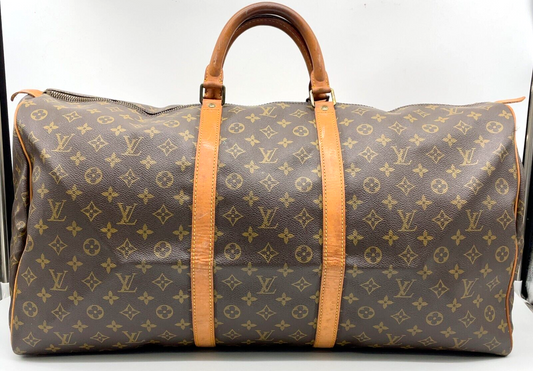 Original/Auth Louis Vuitton - Keepall 60 Boston Tasche - Klassisch - Monogramm