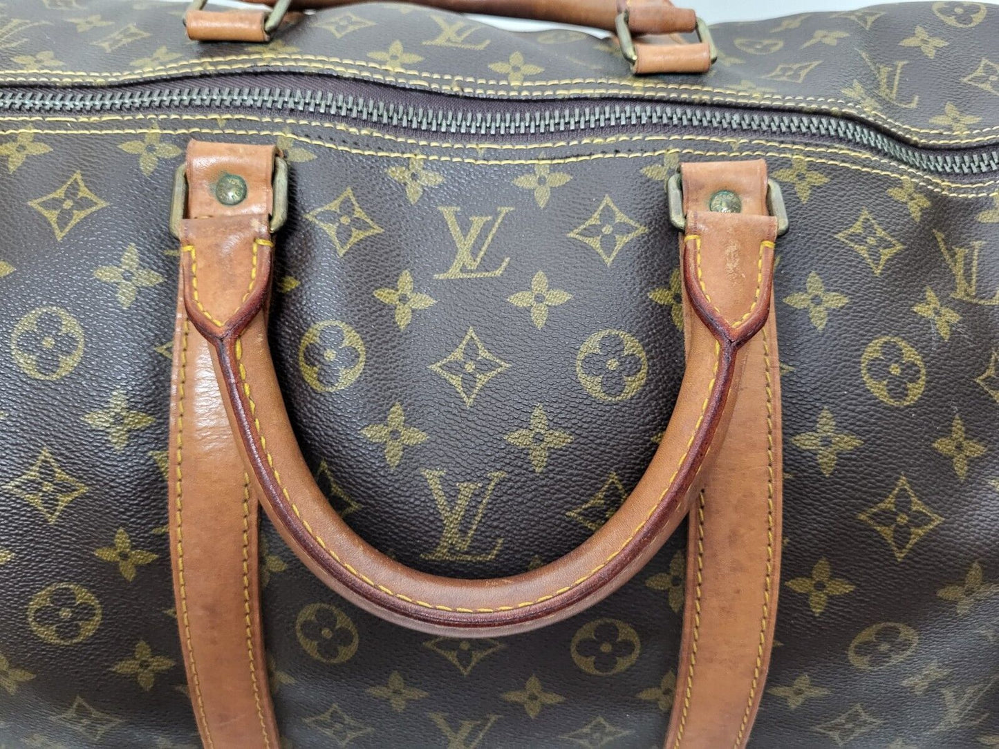 Original/Auth Louis Vuitton - Keepall 60 Boston Tasche - Klassisch - Monogramm