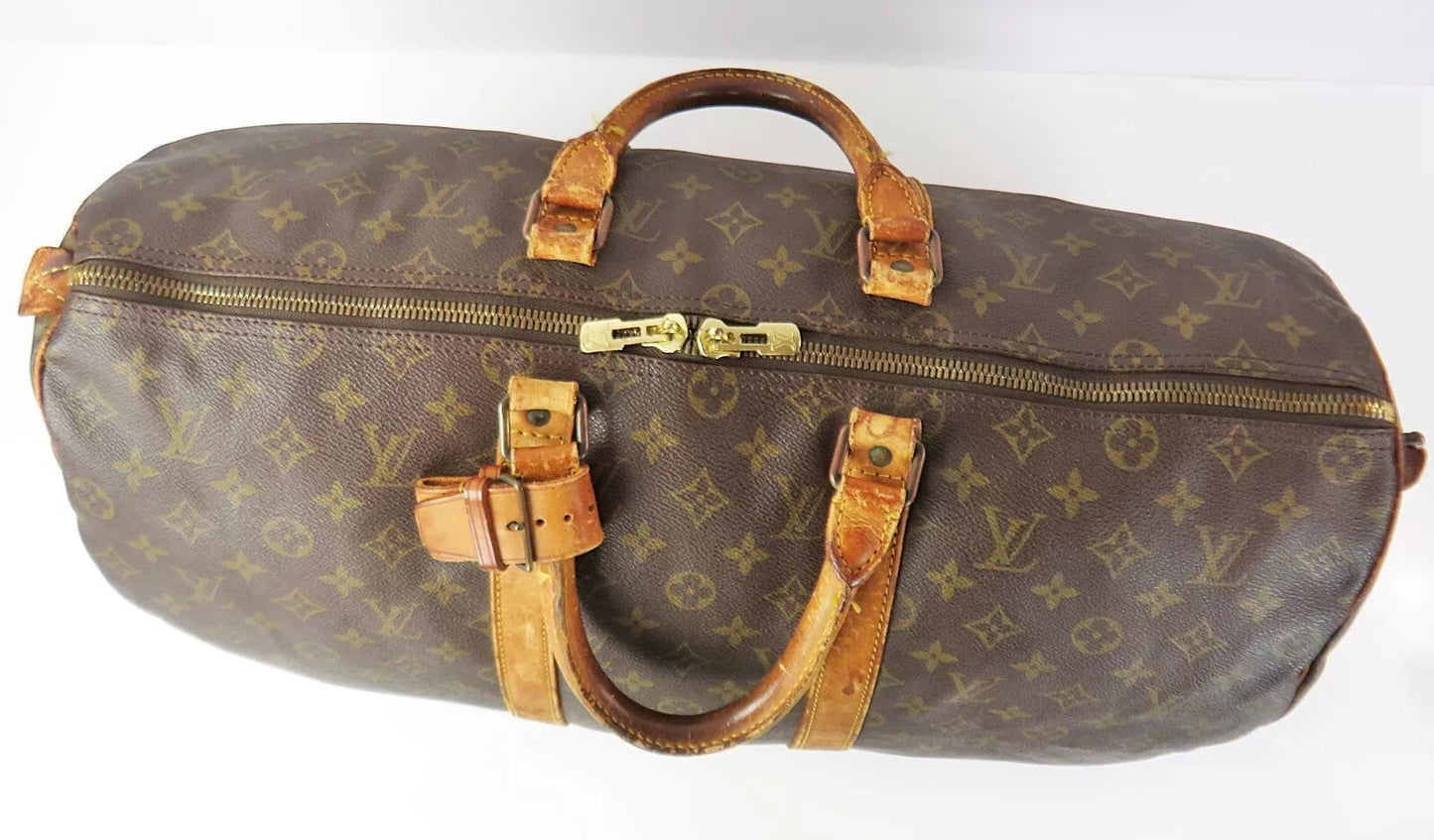 Original/Auth Louis Vuitton - Keepall 50 - Klassisch - Monogramm