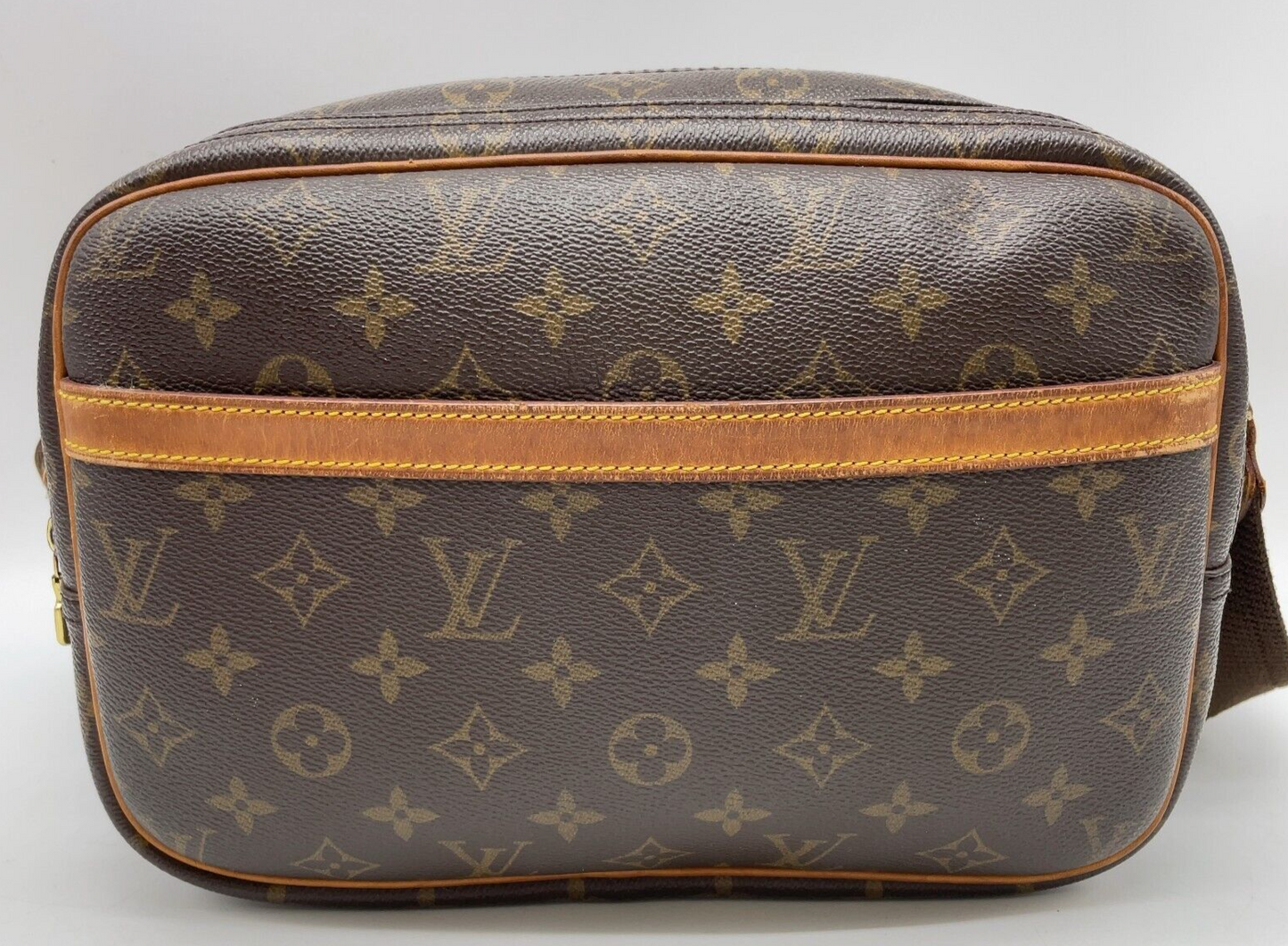 Original/Auth Louis Vuitton - Reporter PM Schultertasche - Klassisch - Monogramm