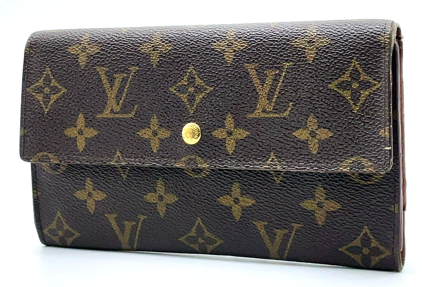 Original/Auth Louis Vuitton - Portefeuille International Wallet - Klassisch - Monogramm