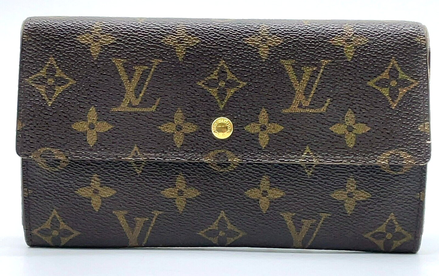 Original/Auth Louis Vuitton - Portefeuille International Wallet - Klassisch - Monogramm