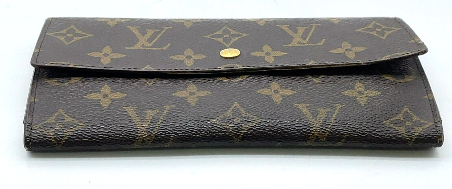 Original/Auth Louis Vuitton - Portefeuille International Wallet - Klassisch - Monogramm