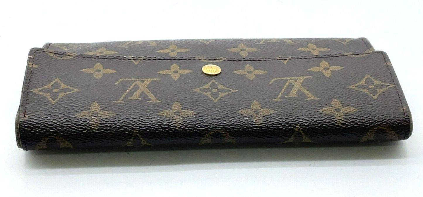 Original/Auth Louis Vuitton - Portefeuille International Wallet - Klassisch - Monogramm