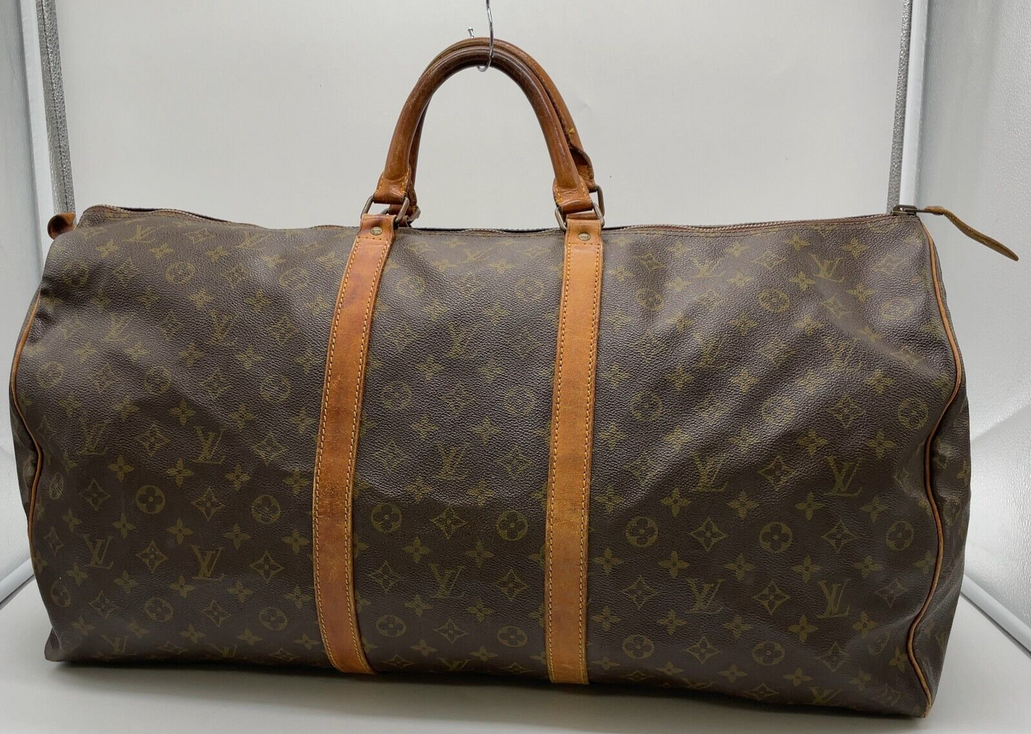 Original/Auth Louis Vuitton - Keepall 60 Boston Tasche - Klassisch - Monogramm
