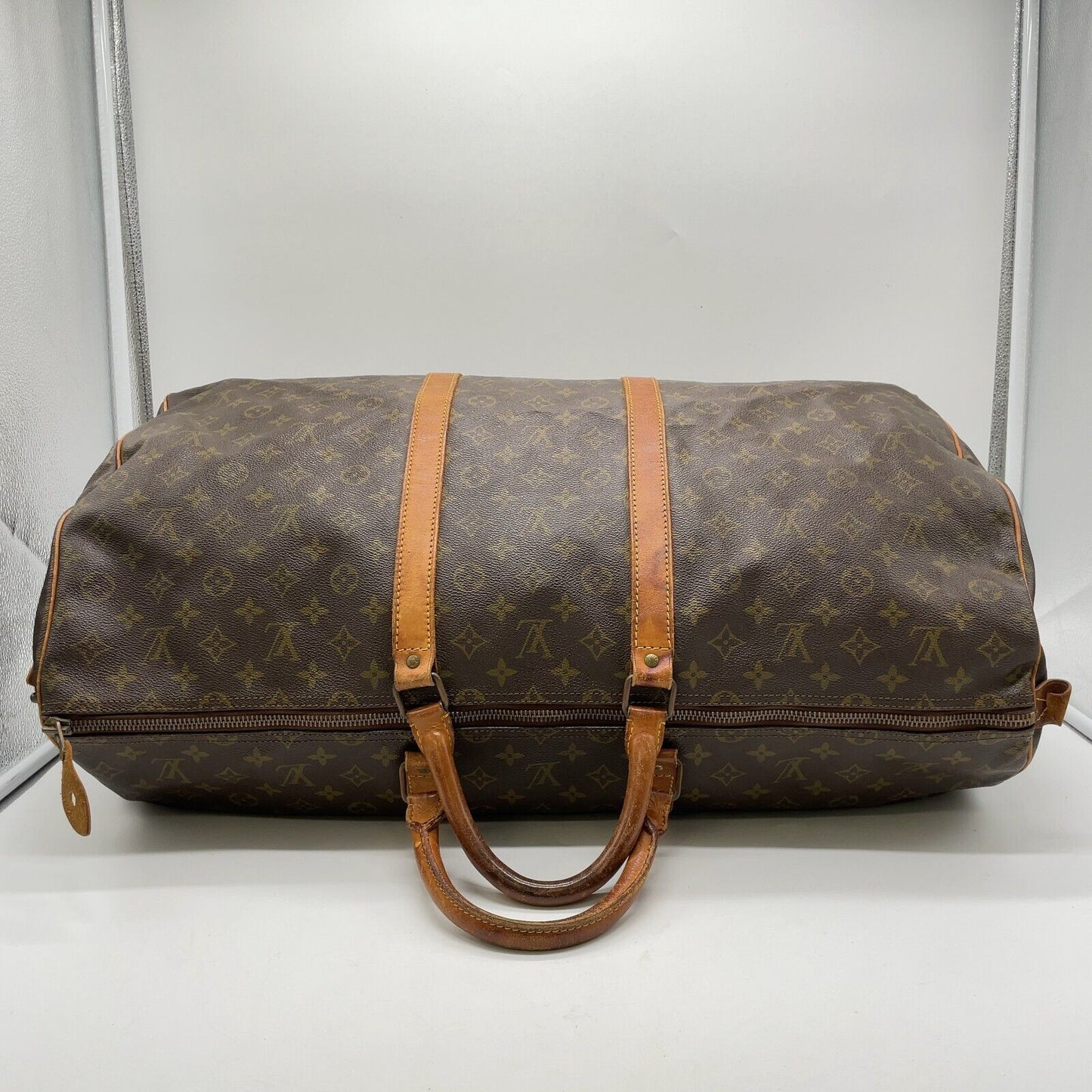 Original/Auth Louis Vuitton - Keepall 60 Boston Tasche - Klassisch - Monogramm