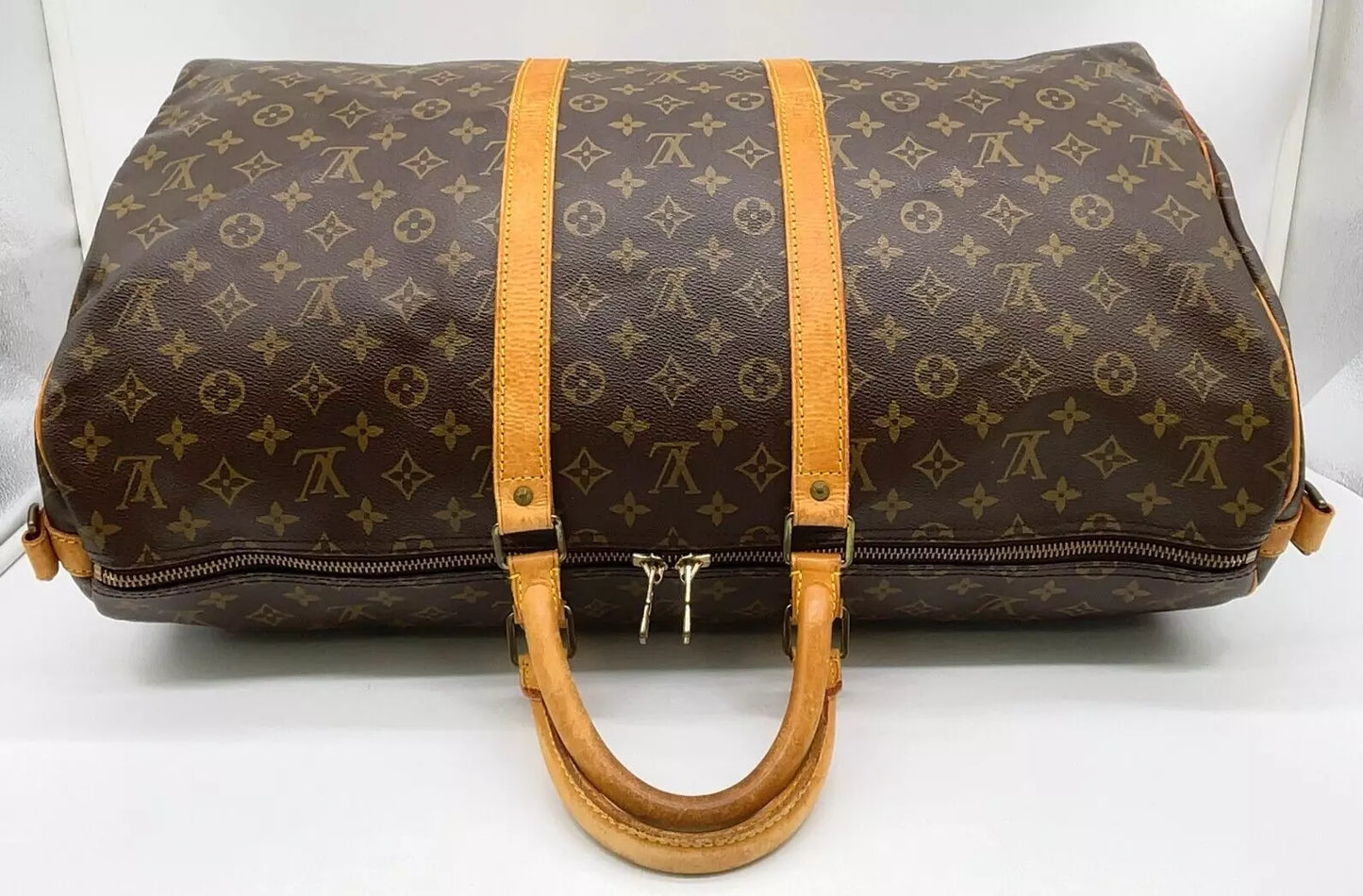 Original/Auth Louis Vuitton - Keepall Bandouliere 55 - Klassisch - Monogramm