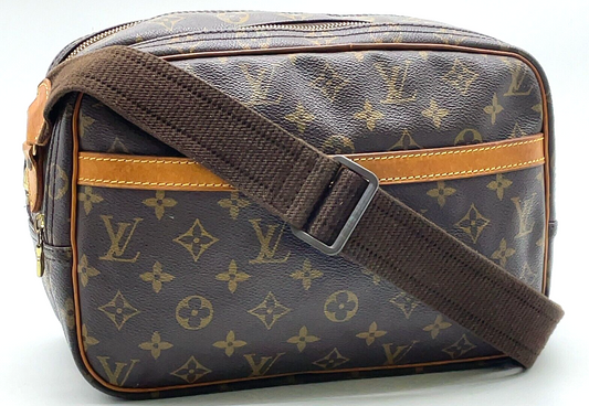 Original/Auth Louis Vuitton - Reporter PM Schultertasche - Klassisch - Monogramm