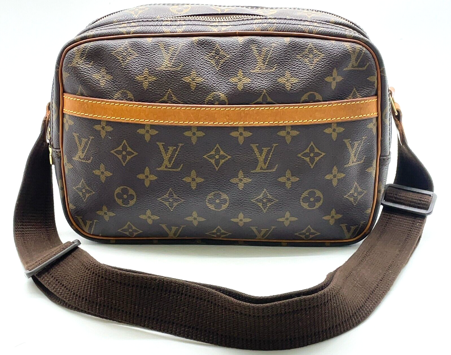 Original/Auth Louis Vuitton - Reporter PM Schultertasche - Klassisch - Monogramm