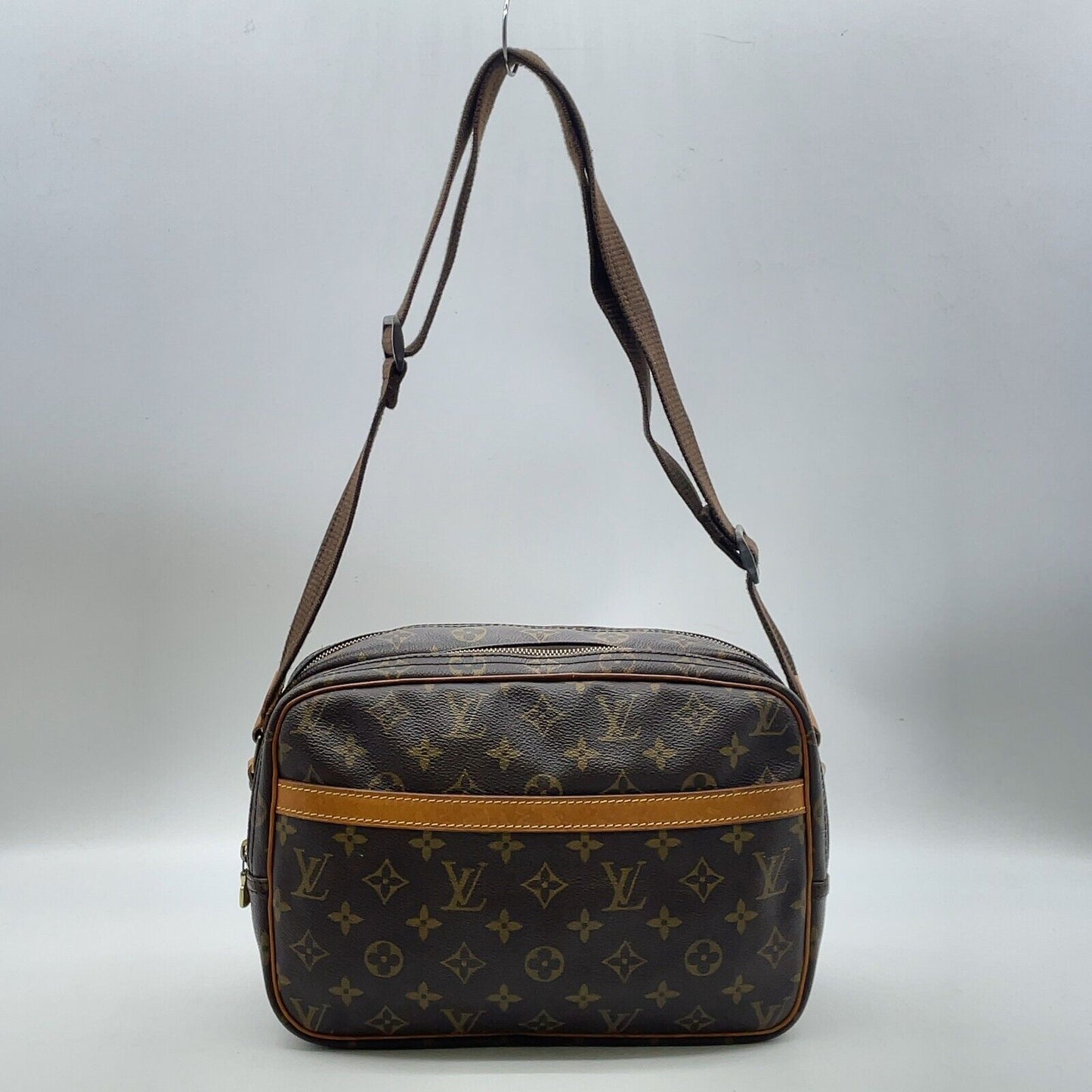 Original/Auth Louis Vuitton - Reporter PM Schultertasche - Klassisch - Monogramm
