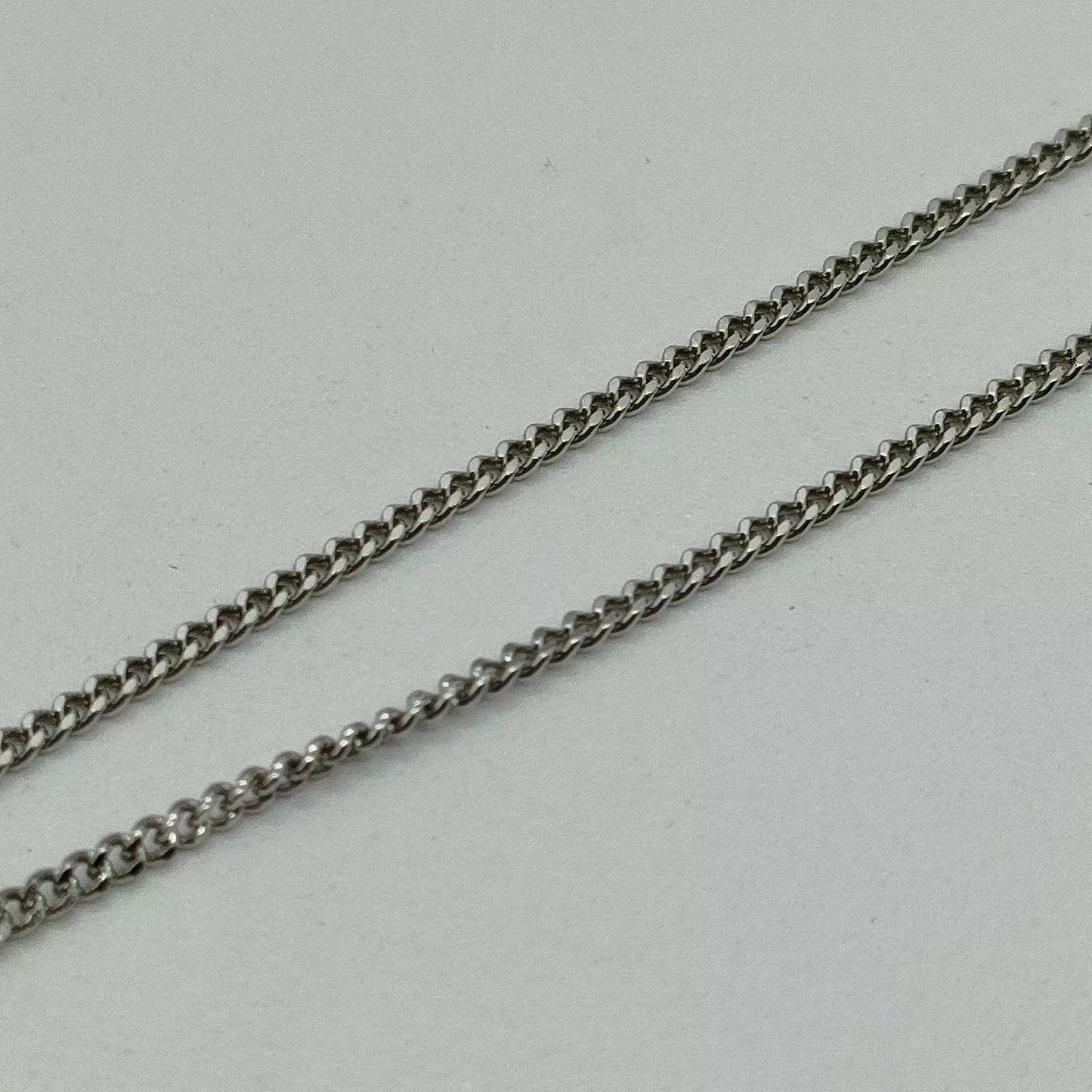 Original/Auth - Kette mit Anhänger - Platin - 850 Pt. / 1,01 Ct. Diamant - 41 cm