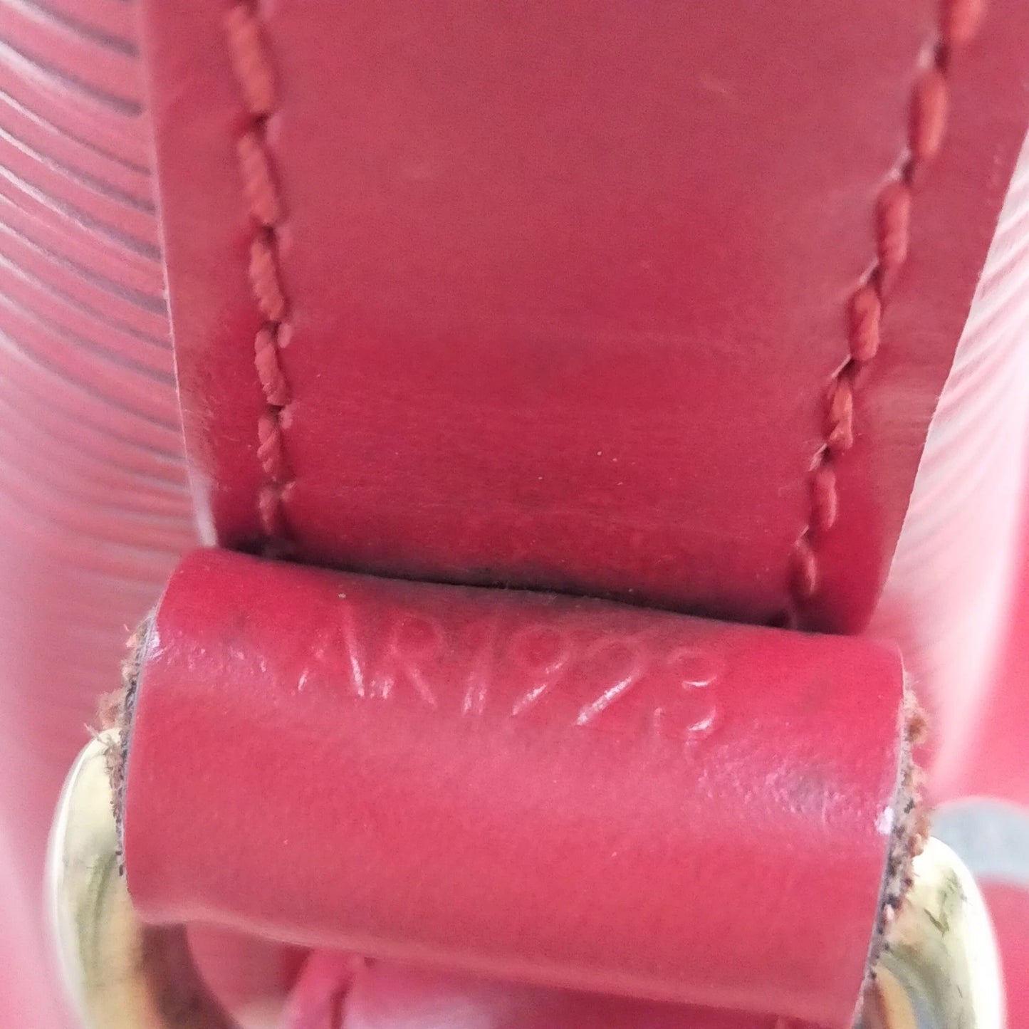 Original/Auth Louis Vuitton - Noe Tasche Vintage - Klassisch - Epi Rot