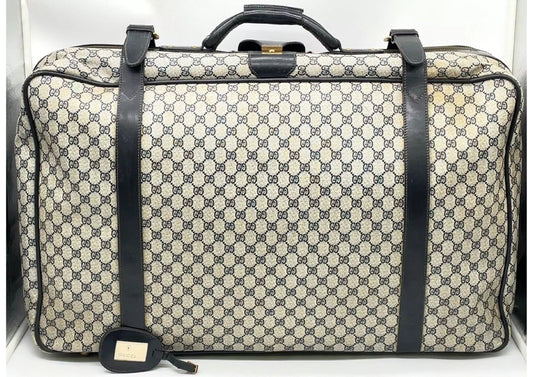 Original/Auth Gucci - 72 Reisetasche / weicher Koffer - Klassisch - GG Gucci Supreme