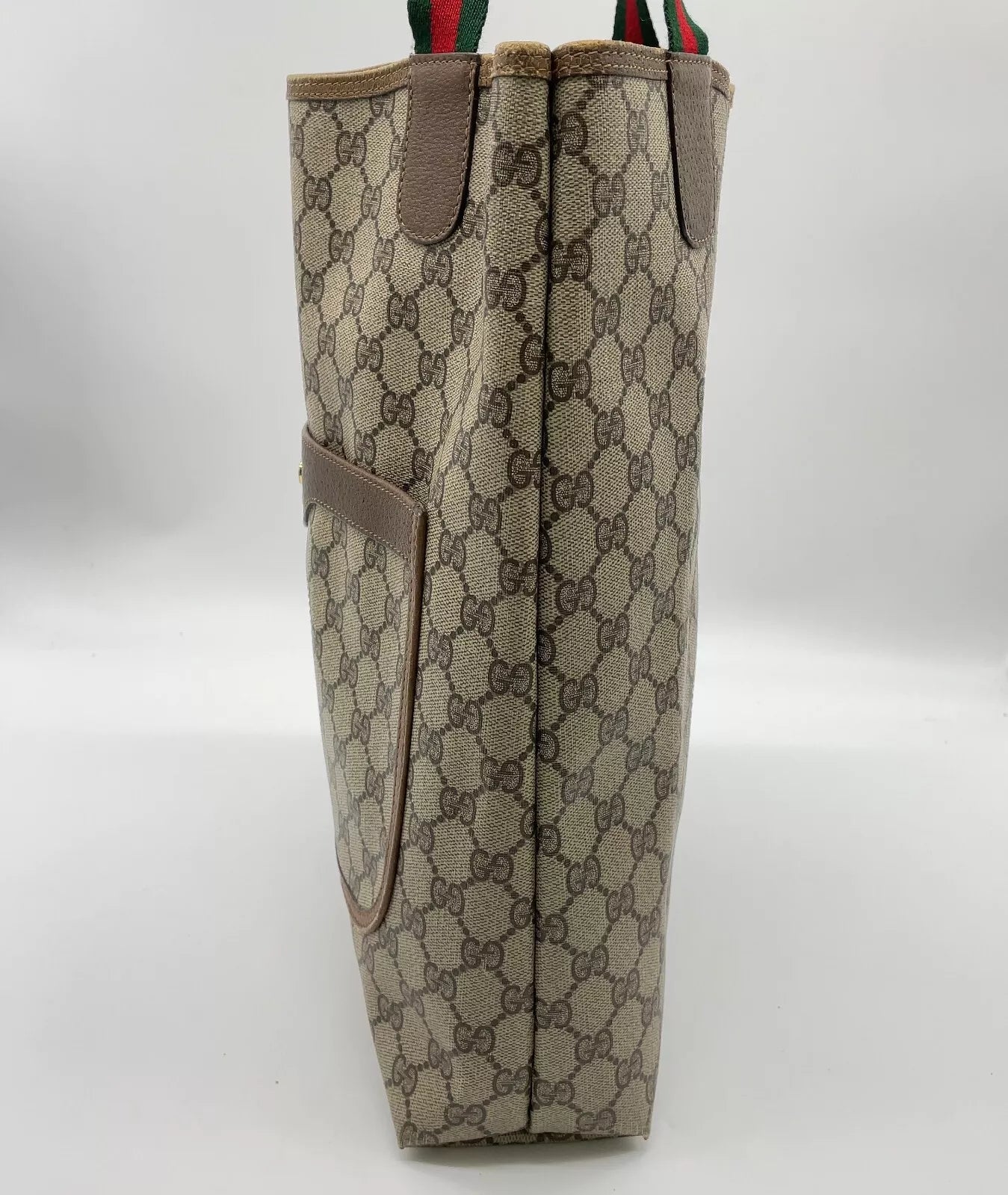 Original/Auth Gucci - Tote Bag Schultertasche - Klassisch - GG Supreme Sherry Line