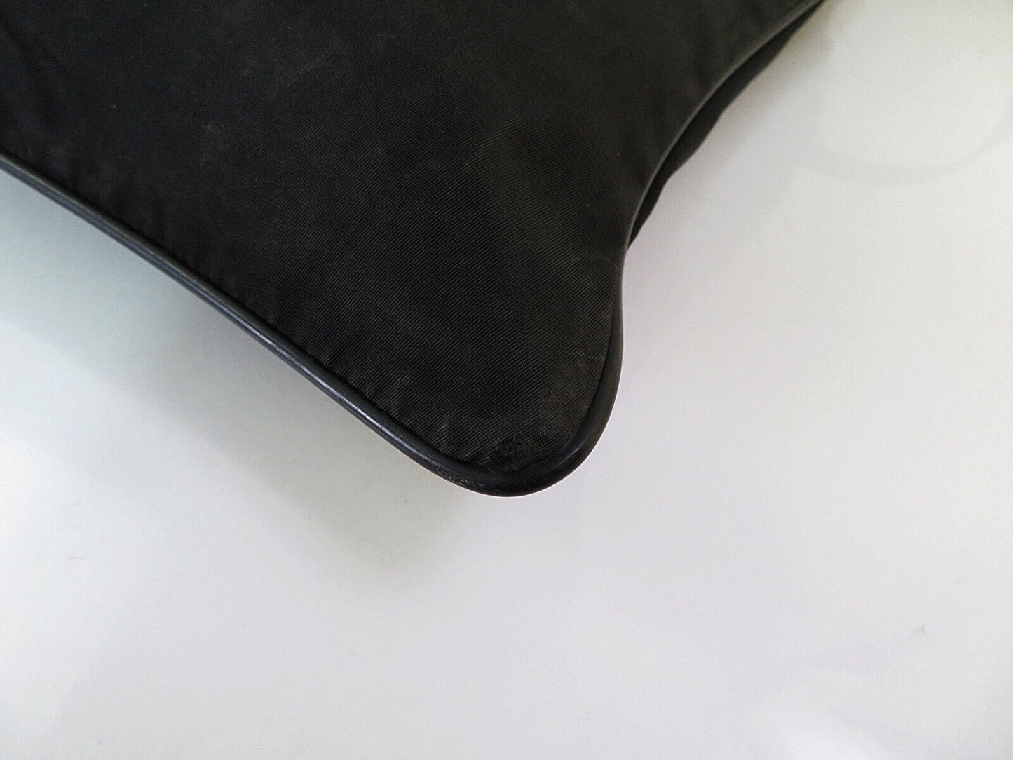 Original/Auth Prada - Tessuto Umhängetasche - Nylon / Leder - Schwarz
