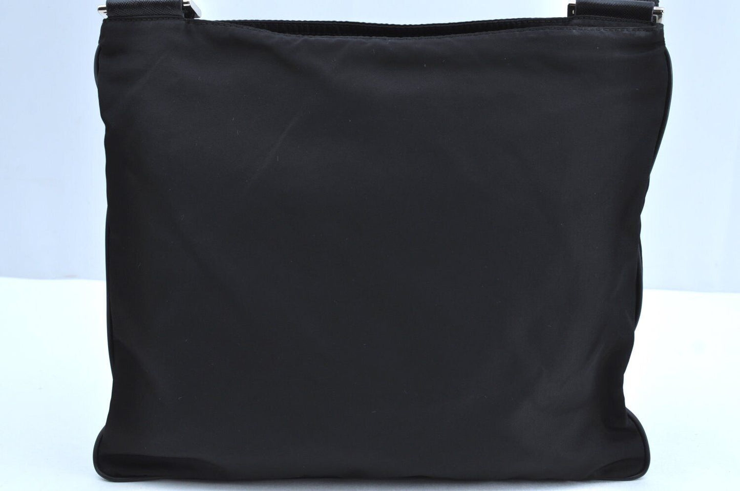 Original/Auth Prada - Tessuto Umhängetasche - Nylon / Leder - Schwarz