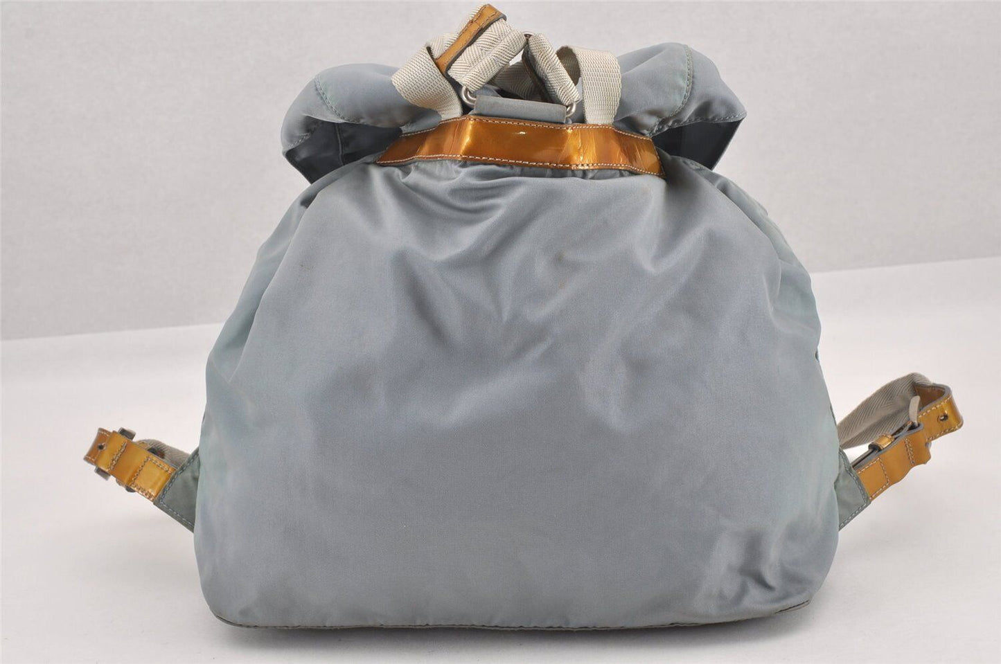 Original/Auth Prada - Tessuto Rucksack - Klassisch - Nylon - Hellblau