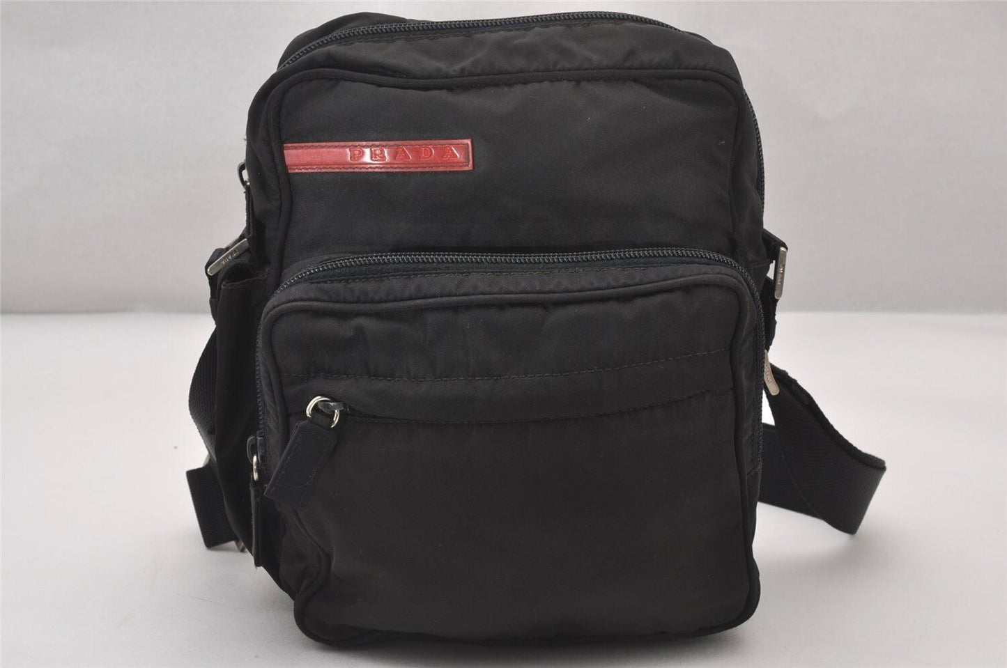Original/Auth Prada - Sports Vintage Umhängetasche - Nylon - Schwarz