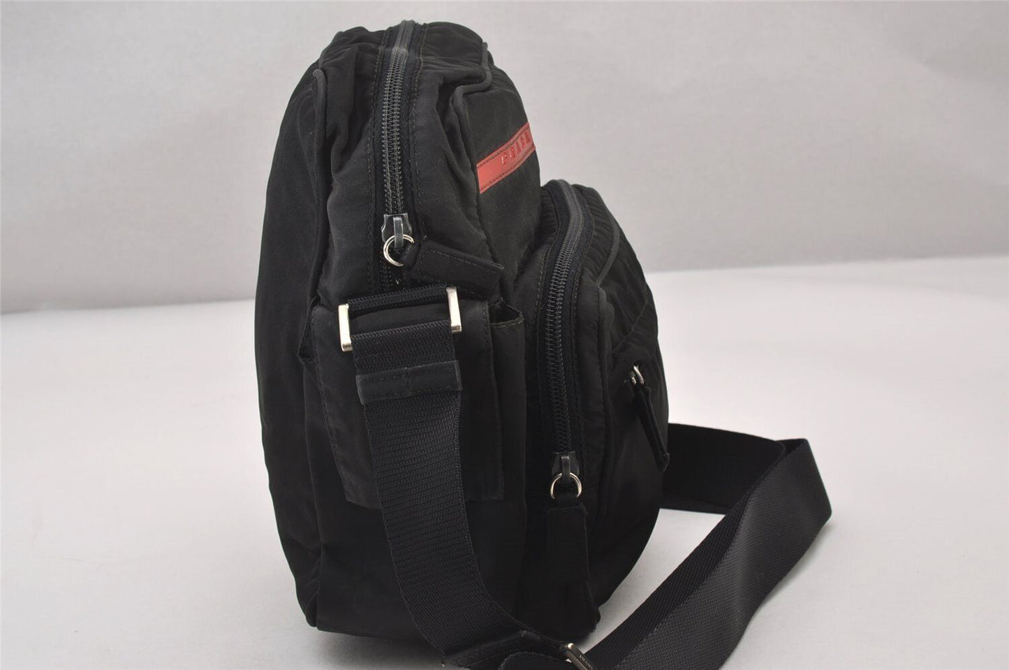 Original/Auth Prada - Sports Vintage Umhängetasche - Nylon - Schwarz