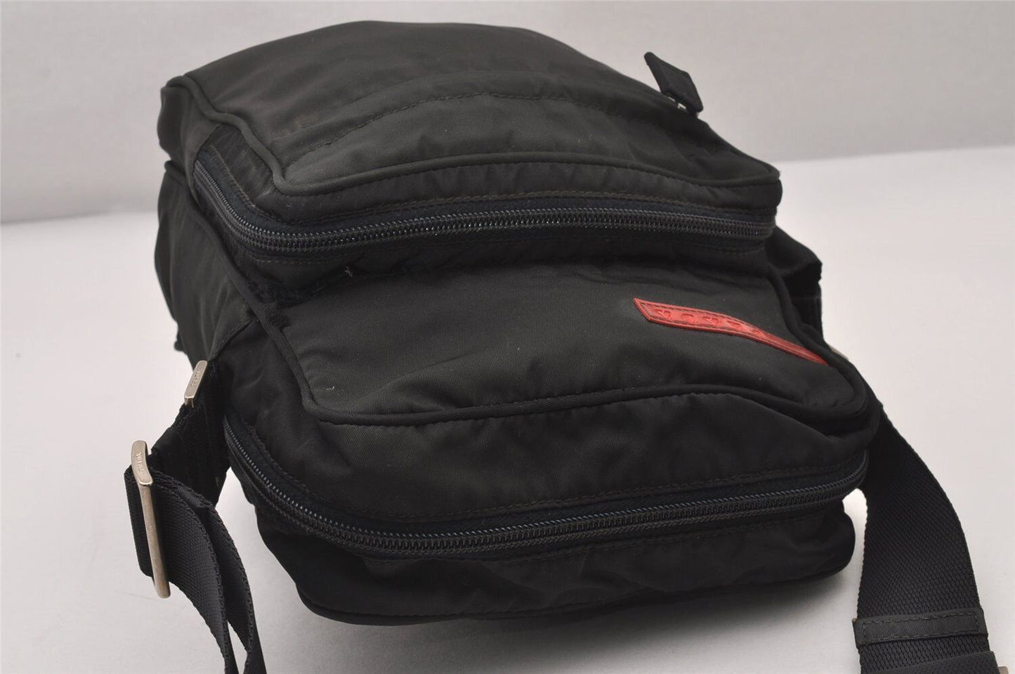 Original/Auth Prada - Sports Vintage Umhängetasche - Nylon - Schwarz