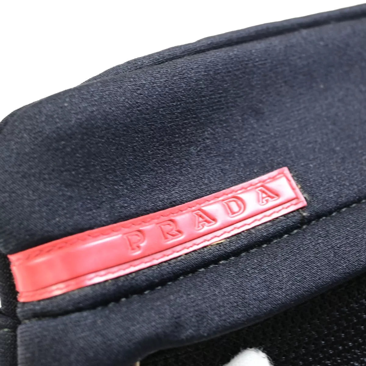 Original/Auth Prada - Crossbody Mini Schultertasche - Nylon - Schwarz