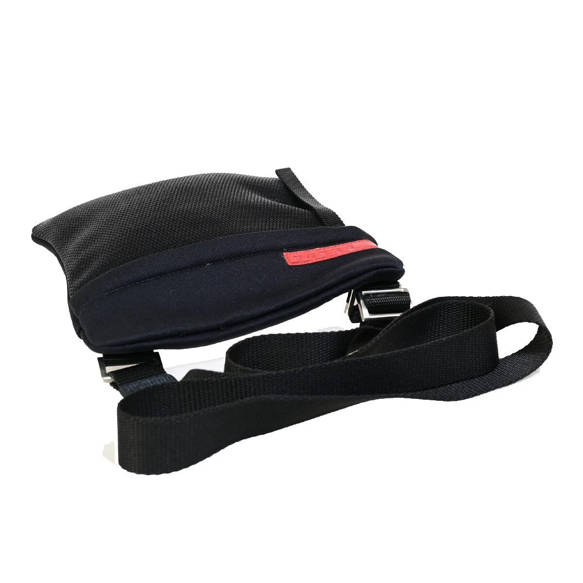 Original/Auth Prada - Crossbody Mini Schultertasche - Nylon - Schwarz