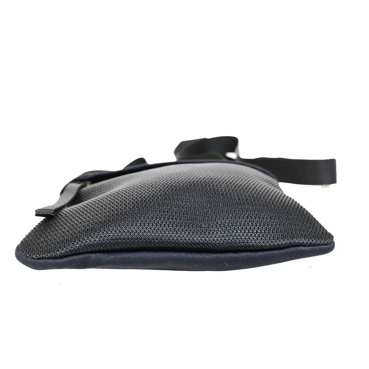 Original/Auth Prada - Crossbody Mini Schultertasche - Nylon - Schwarz
