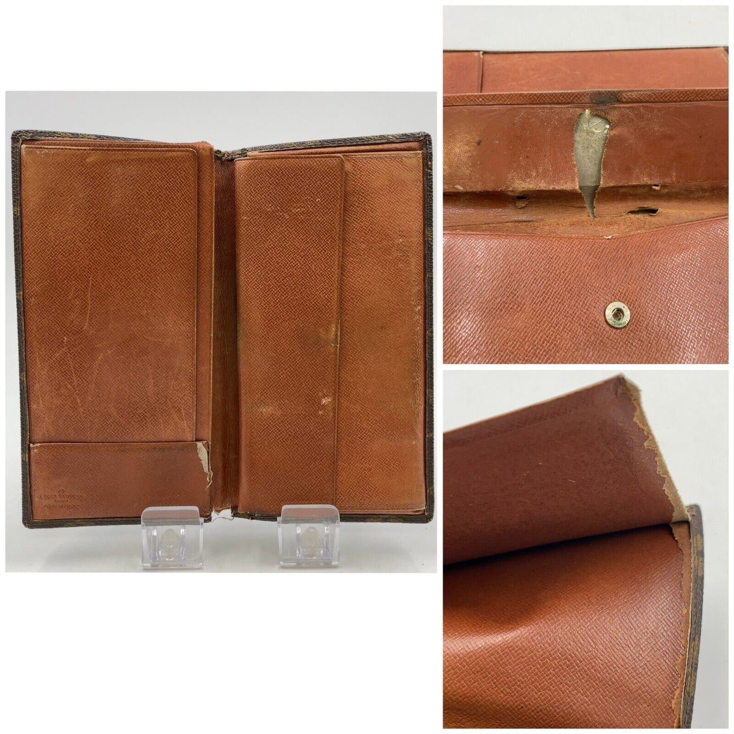 Original/Auth Louis Vuitton - Porte Cartes Credit Wallet - Klassisch - Monogramm