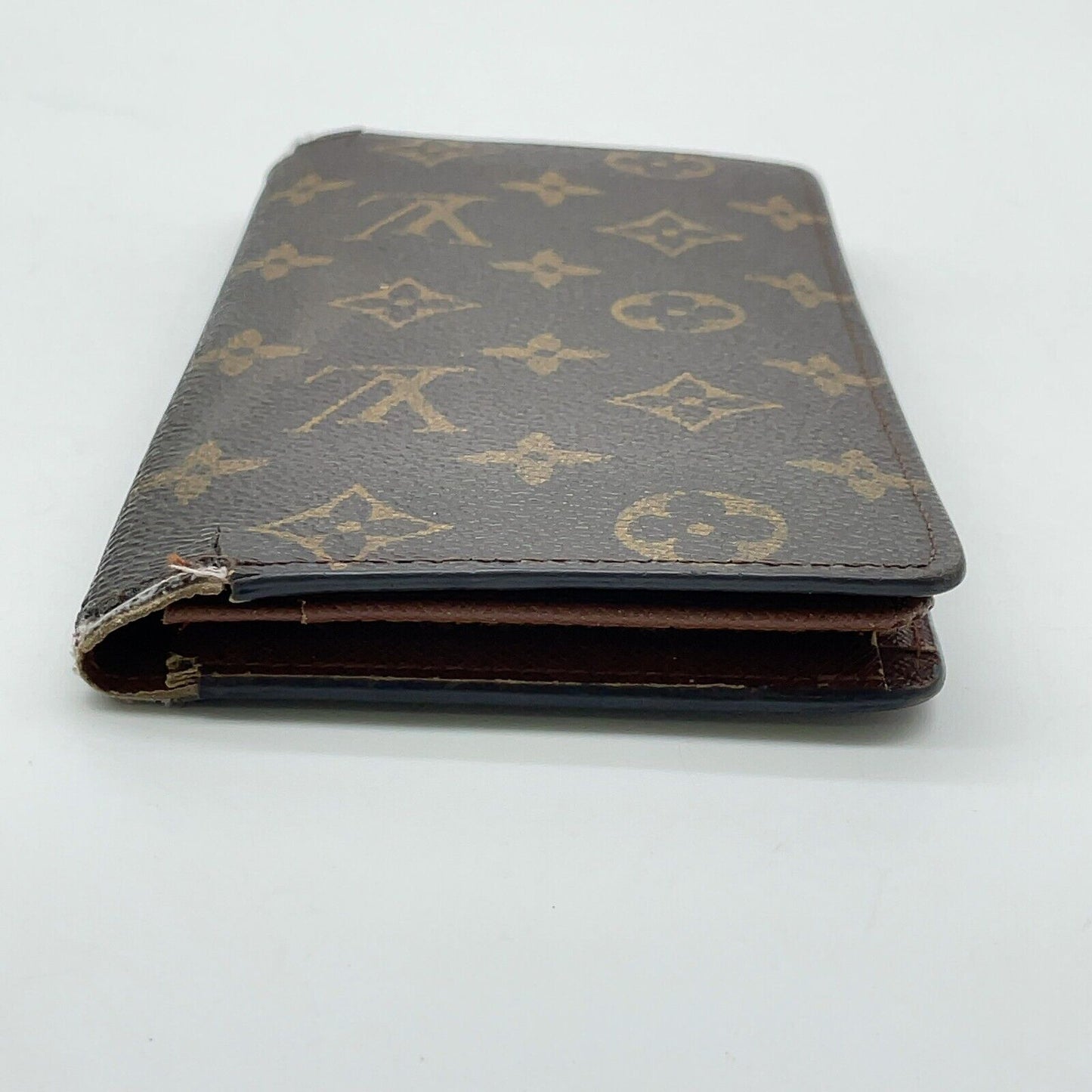 Original/Auth Louis Vuitton - Porte Cult Credi Bi-Fold Geldbörse - Klassisch - Monogramm