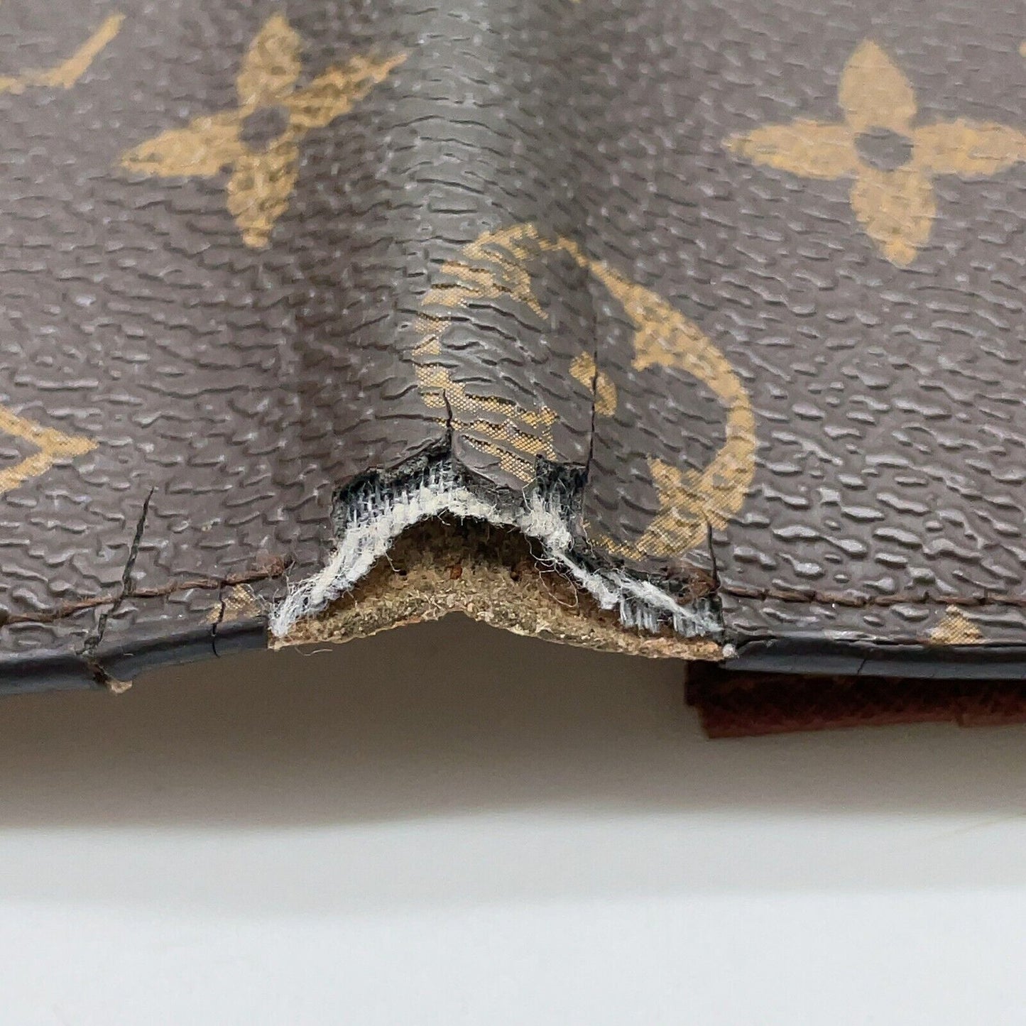 Original/Auth Louis Vuitton - Porte Cult Credi Bi-Fold Geldbörse - Klassisch - Monogramm